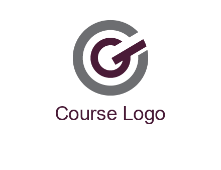 letter g inside the circle logo