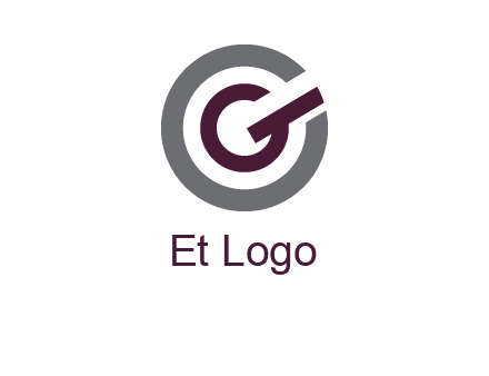 letter g inside the circle logo