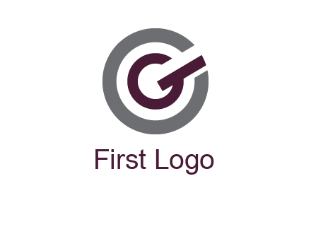 letter g inside the circle logo