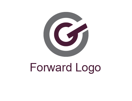 letter g inside the circle logo