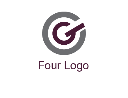 letter g inside the circle logo