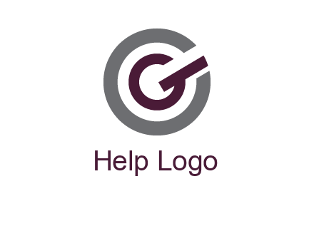 letter g inside the circle logo