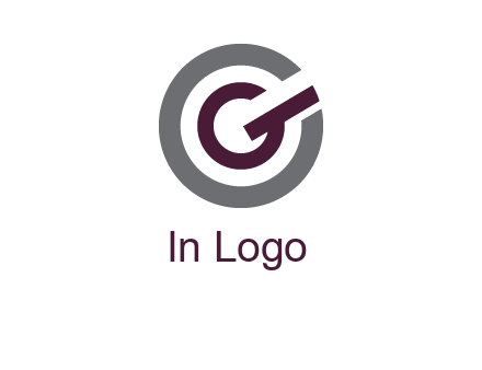 letter g inside the circle logo
