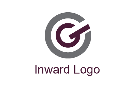 letter g inside the circle logo