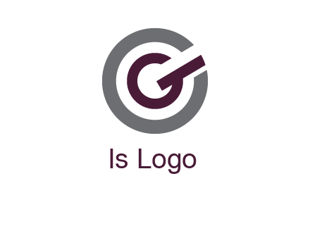 letter g inside the circle logo