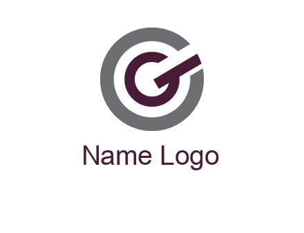 letter g inside the circle logo