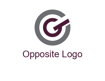letter g inside the circle logo