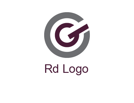 letter g inside the circle logo
