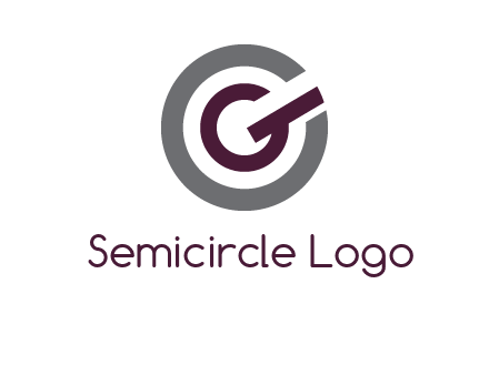 letter g inside the circle logo