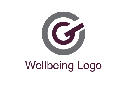 letter g inside the circle logo