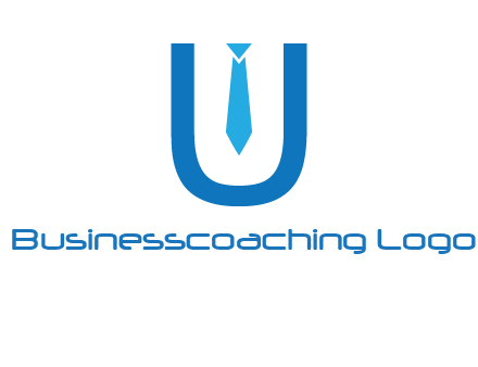 tie in the letter u logo
