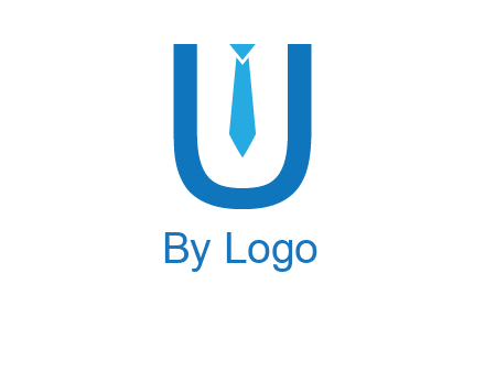 tie in the letter u logo