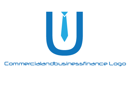 tie in the letter u logo