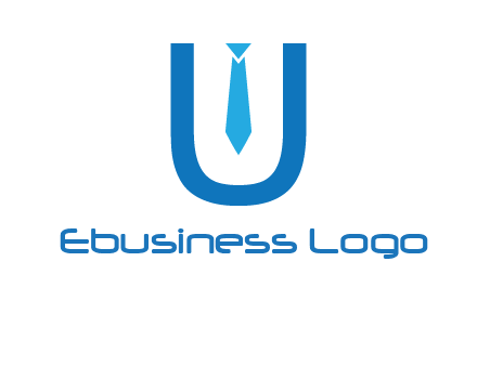 tie in the letter u logo
