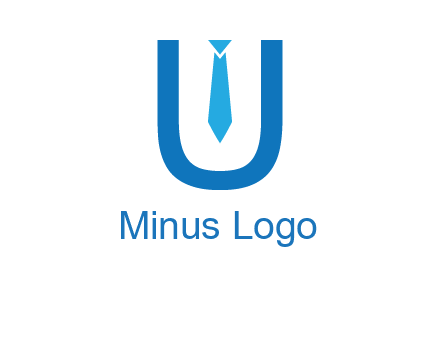 tie in the letter u logo