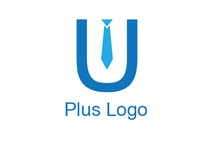 tie in the letter u logo
