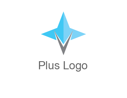 letter v star logo