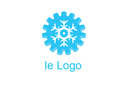 snowflake gear logo