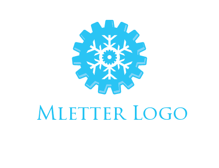 snowflake gear logo