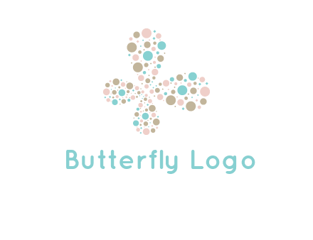 dots butterfly logo
