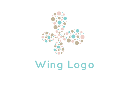 dots butterfly logo