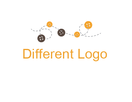 buttons and sewing logo