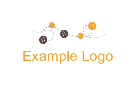 buttons and sewing logo