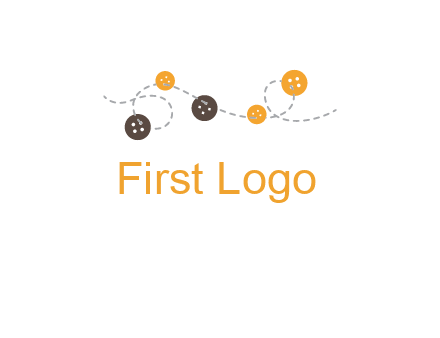 buttons and sewing logo