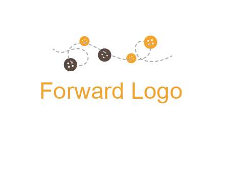 buttons and sewing logo