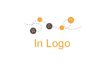 buttons and sewing logo