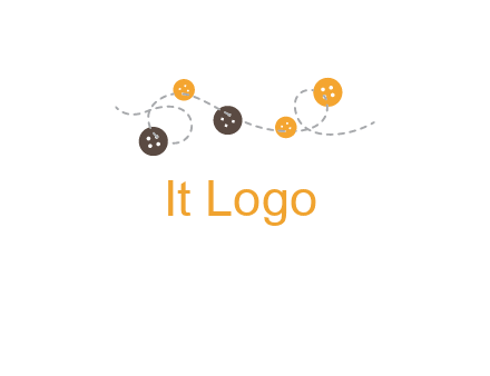 buttons and sewing logo