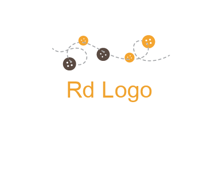 buttons and sewing logo