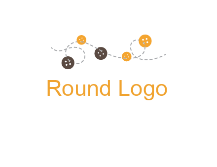 buttons and sewing logo