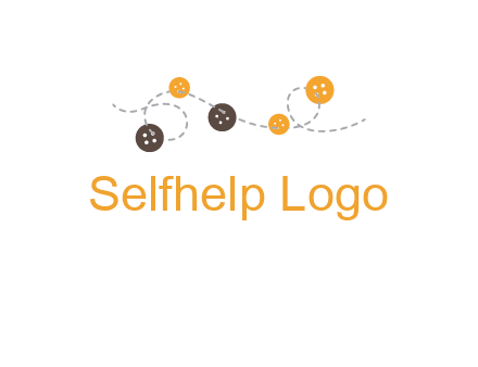 buttons and sewing logo