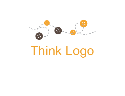 buttons and sewing logo