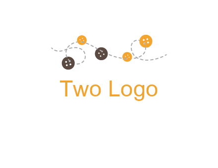 buttons and sewing logo
