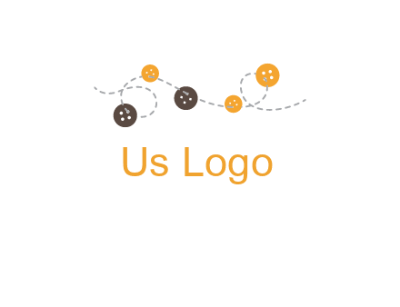 buttons and sewing logo