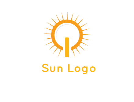 sun and bulb graphic