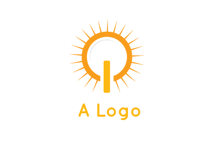 sun and bulb graphic