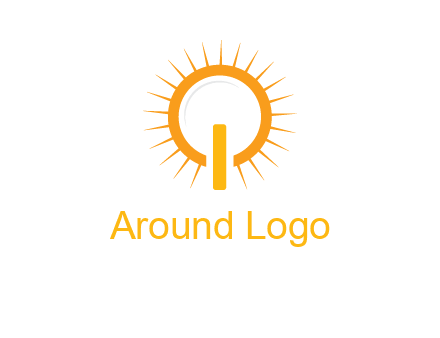 sun and bulb graphic