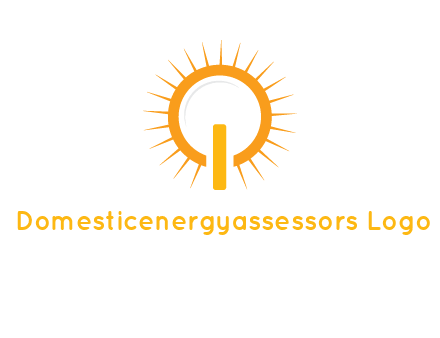 sun and bulb graphic