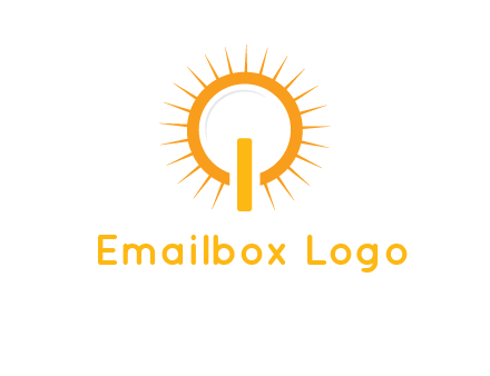 sun and bulb graphic