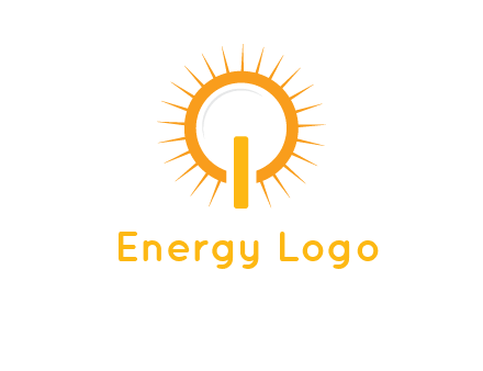 sun and bulb graphic