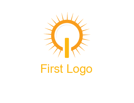 sun and bulb graphic