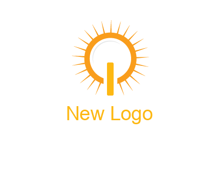 sun and bulb graphic