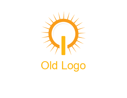 sun and bulb graphic