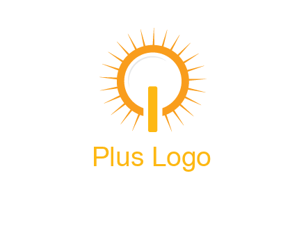 sun and bulb graphic
