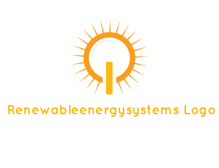 sun and bulb graphic