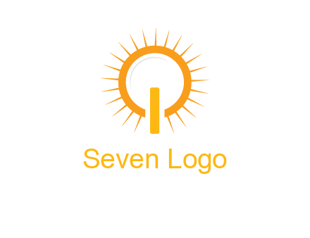 sun and bulb graphic