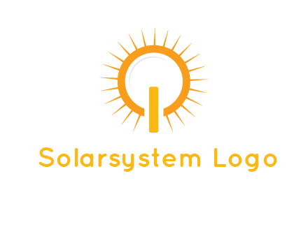 sun and bulb graphic